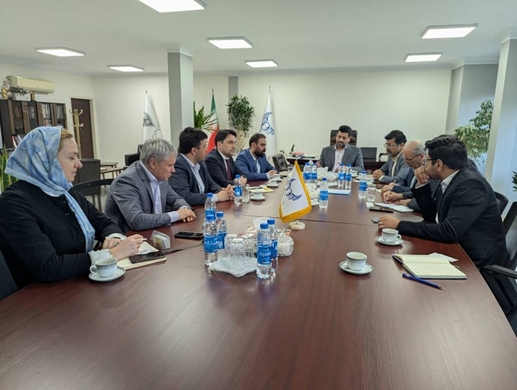 دیدار رئیس شورای تجاری روسیه و ایران با مدیرعامل صندوق پس‌انداز کارکنان راه‌آهن